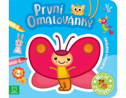 Prvé omaľovánky. Moje zvieratká