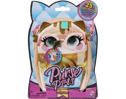 Purse Pets Interaktívna kabelka Mačiatko cappuccina