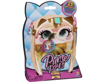 Purse Pets Interaktívna kabelka Mačiatko cappuccina
