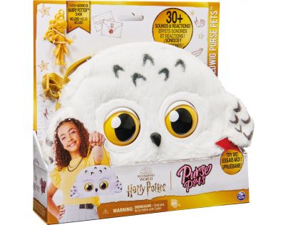 Spin Master Purse Pets interaktívna kabelka plyšová sova Hedvika