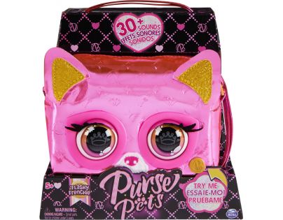 Purse Pets Metalická interaktívna kabelka psík