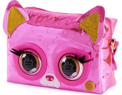 Purse Pets Metalická interaktívna kabelka psík