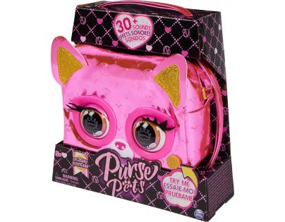 Purse Pets Metalická interaktívna kabelka psík