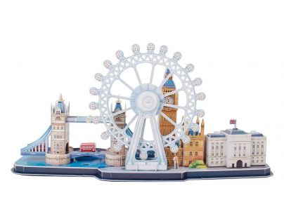 CubicFun Puzzle 3D City Line Londýn 107 dielikov