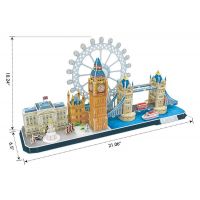 CubicFun Puzzle 3D City Line Londýn 107 dielikov 5