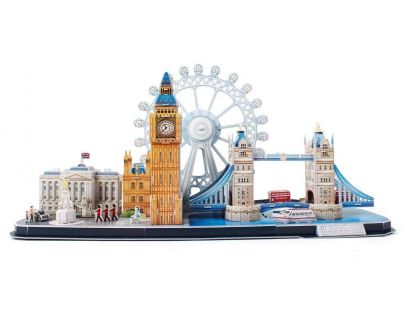 CubicFun Puzzle 3D City Line Londýn 107 dielikov