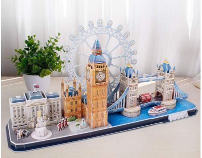 CubicFun Puzzle 3D City Line Londýn 107 dielikov