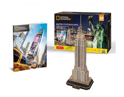 CubicFun Puzzle 3D National Geographic Empire State Building 66 dielikov