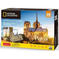 CubicFun 3D Puzzle National Geographic Notre Dame 128 dielikov 3