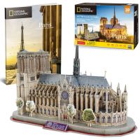 CubicFun 3D Puzzle National Geographic Notre Dame 128 dielikov 2
