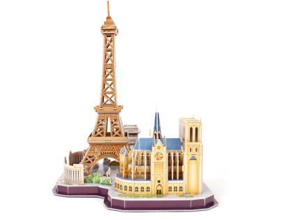 Puzzle 3D Paríž 114 dielikov
