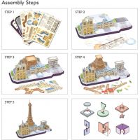 Puzzle 3D Paríž 114 dielikov 4