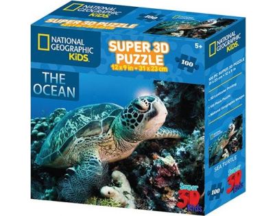 Prime 3D Puzzle 3D želva 100 dílků