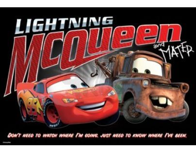DINO 343108 - Cars - Blesk McQueen a Burák (100 dílků)