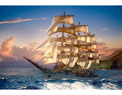 Puzzle Castorland 1500 dielikov - Jachta a západ slnka