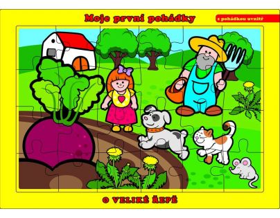 Puzzle doskové O Veliké repete 24 dielikov