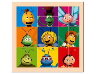 Bino 13629 - Včelka Mája –  puzzle hlavičky