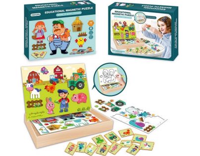 Made Puzzle Magnetická farma 30 cm