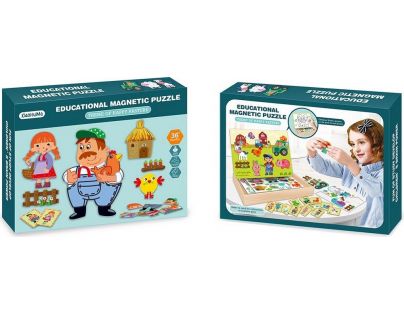 Made Puzzle Magnetická farma 30 cm