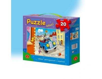Puzzle Maxi - kreslené myšky, 20d