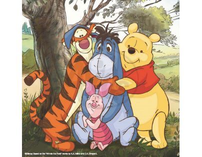 Ravensburger 09300 - Puzzle Medvídek Pú (3 x 49 dílků)