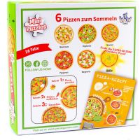 Puzzle mini Pizza 6 rôznych motívov 36 dielikov 4