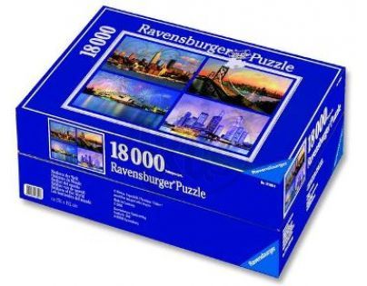Puzzle Města světa 18000d.
