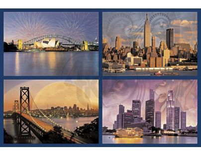 Puzzle Města světa 18000d.