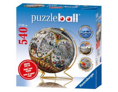 Ravensburger 11131 - Puzzle Ball Historická mapa světa
