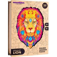 Puzzler Puzzle drevené farebné Tajomný lev 150 dielikov 6