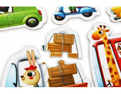 Levenya Puzzle náučné Autá 20 dielikov