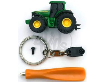 Přívěsek JOHN DEERE + šroubovák Bruder 00410
