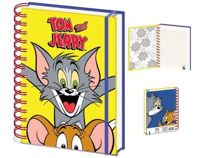 Pyramid International Tom a Jerry Blok A5 krúžkový