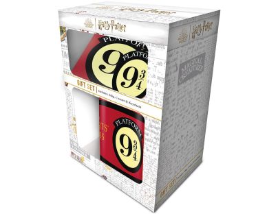 Pyramid International Harry Potter Darčekový set 9 a trištvrte Hrnček, tácka, kľúčenka