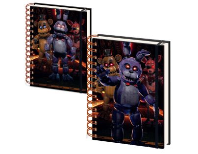 Pyramid International Five Nights At Freddys 3D krúžkový blok A5 Jump Scare