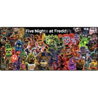 Pyramid International Five Nights At Freddy's Herná podložka 90 x 40 cm Glow Montage