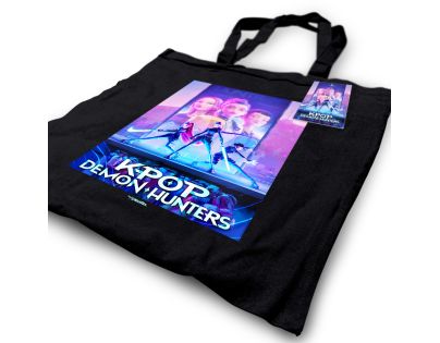 Pyramid International K-pop Demon Hunters taška plátená čierna (Key Art)