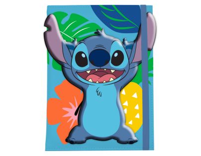 Pyramid International Lilo a Stitch 3D blok premium modrý