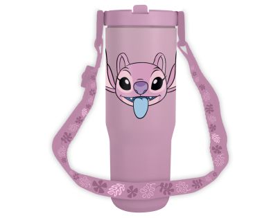 Pyramid International Lilo a Stitch cestovný hrnček s popruhom Angel
