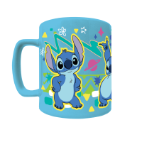 Pyramid International Lilo a Stitch hrnček s návlekom Stitch modrý 3