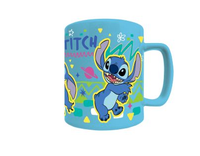 Pyramid International Lilo a Stitch hrnček s návlekom Stitch modrý