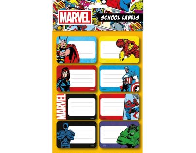 Pyramid International Marvel Školské menovky na zošity