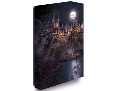 Pyramid International Obraz LED svietiaci 30x40 cm, Harry Potter - Bradavice hrad