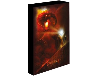 Pyramid International Pán Prsteňu Obraz LED svietiaci 30x40 cm Balrog