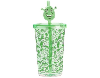 Pyramid International Shrek Hrnček so slamkou