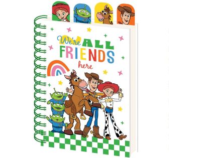 Pyramid International Toy Story Krúžkový blok A5 so záložkami