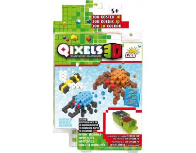 Qixels 3D Tématická sada - Hmyzáci
