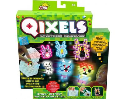 Qixels Sada Tvůrce svítící ve tmě