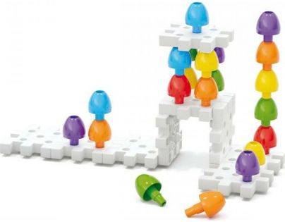 Quercetti Jumbo Peggy jumbo pegs & pegboard mozaika s veľkými kolíčkami 2271