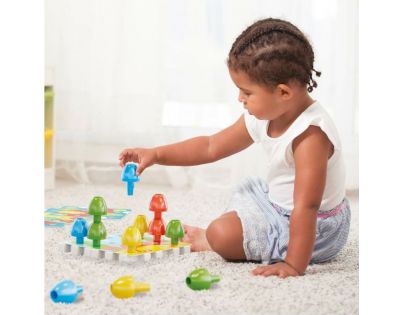 Quercetti Jumbo Peggy jumbo pegs & pegboard mozaika s veľkými kolíčkami